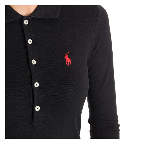 【新品】polo ralph lauren/拉夫劳伦马球 女士 logo细节 女士长polo