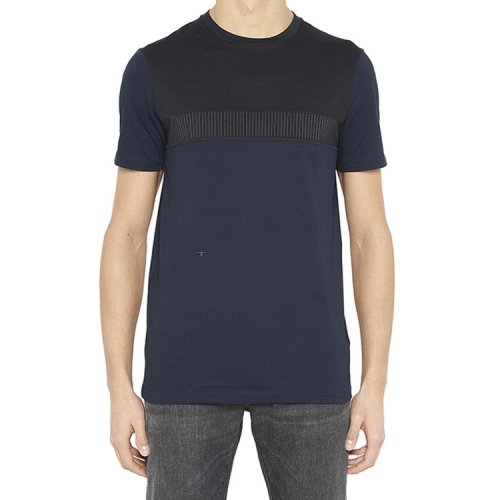 【18春夏】 dior homme/迪奥桀傲 男士短袖t恤 条纹 时尚 深蓝色
