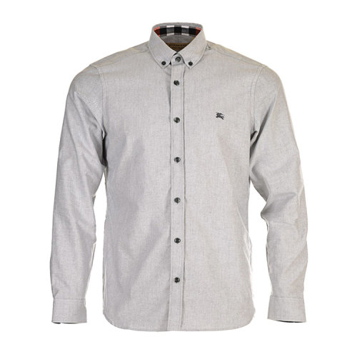 【17春夏】burberry/博柏利 男士 纯棉 logo绣花 长袖衬衫 zi