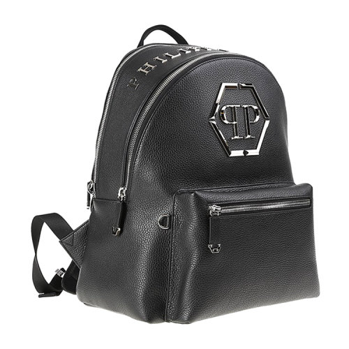 【17年秋冬】philipp plein/菲利普·普兰 logo装饰 男士 双肩包 s