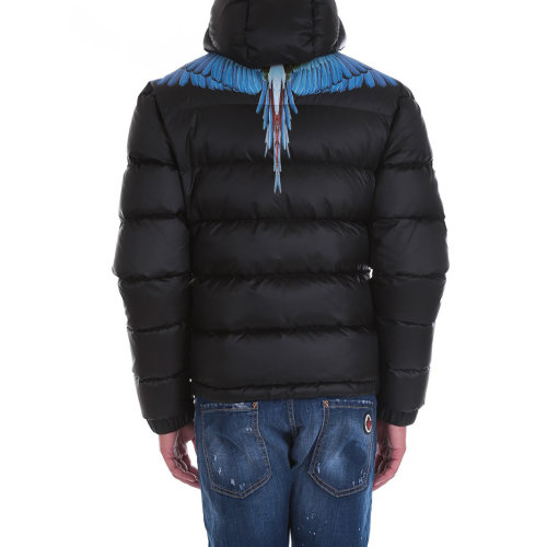 marcelo burlon/marcelo burlon 男士 图案印花连帽 男士羽绒服 cl