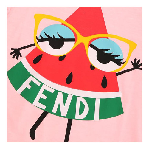 【fendi芬迪 儿童t恤】【18春夏】 fendi junior/fendi junior 女童