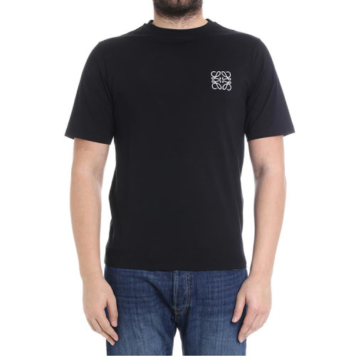 【18春夏】 loewe/罗意威 男士短袖t恤 棉 圆领 印花 黑色 3268