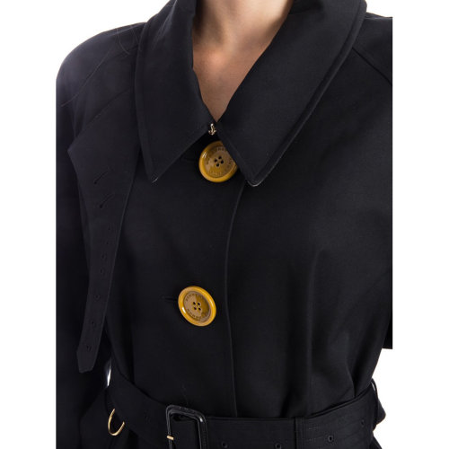 【18春夏】 burberry/博柏利 女士 撞色扣子 女士风衣 cl