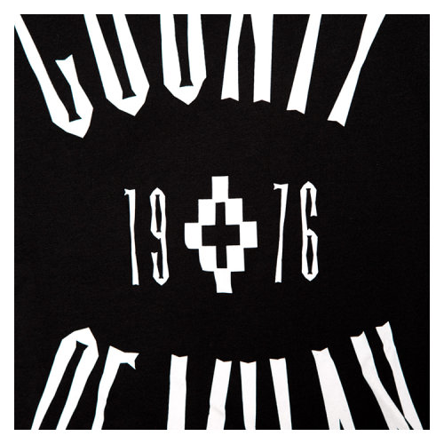 marcelo burlon/marcelo burlon 男士 纯棉 logo印花 短袖t恤 vs