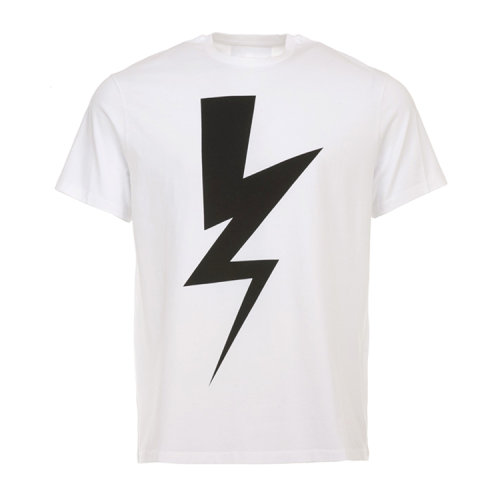 【17春夏】neil barrett/尼奥·贝奈特 男士 纯棉 闪电印花 短袖t恤