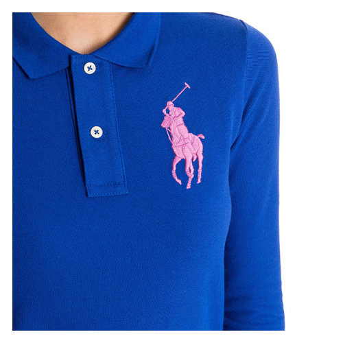 ralph lauren/拉夫劳伦马球 女士 logo细节 女士长polo cl【正品 价格