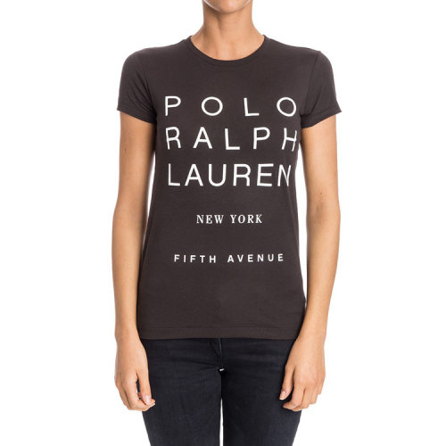 polo ralph lauren(拉夫劳伦马球) 黑色女士短袖t恤 xs