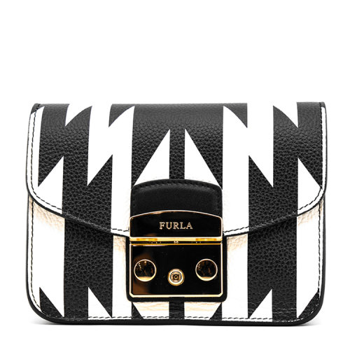 【17春夏】furla/芙拉 女士 印花拼接 logo点缀 单肩包 vs