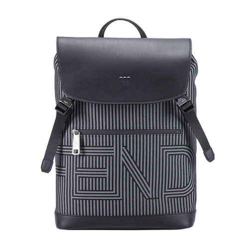 fendi/芬迪 男士 条纹拼接 双肩包 gi