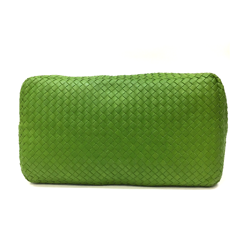 bottega veneta(葆蝶家) 绿色皮质编织手提包
