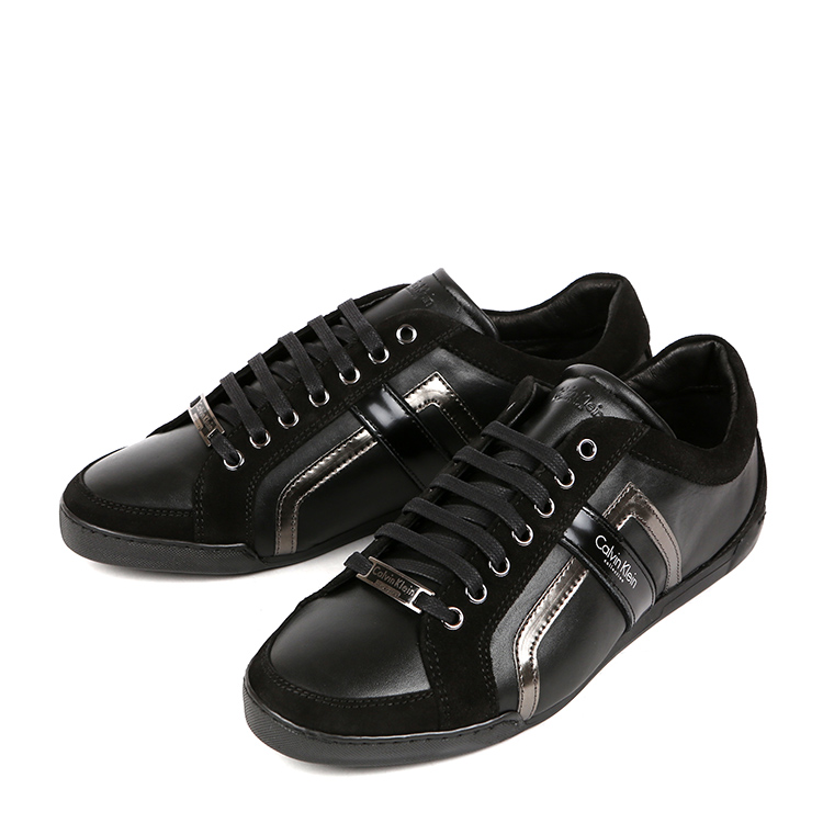 klein collection/calvin klein collection意大利进口黑色/枪色牛