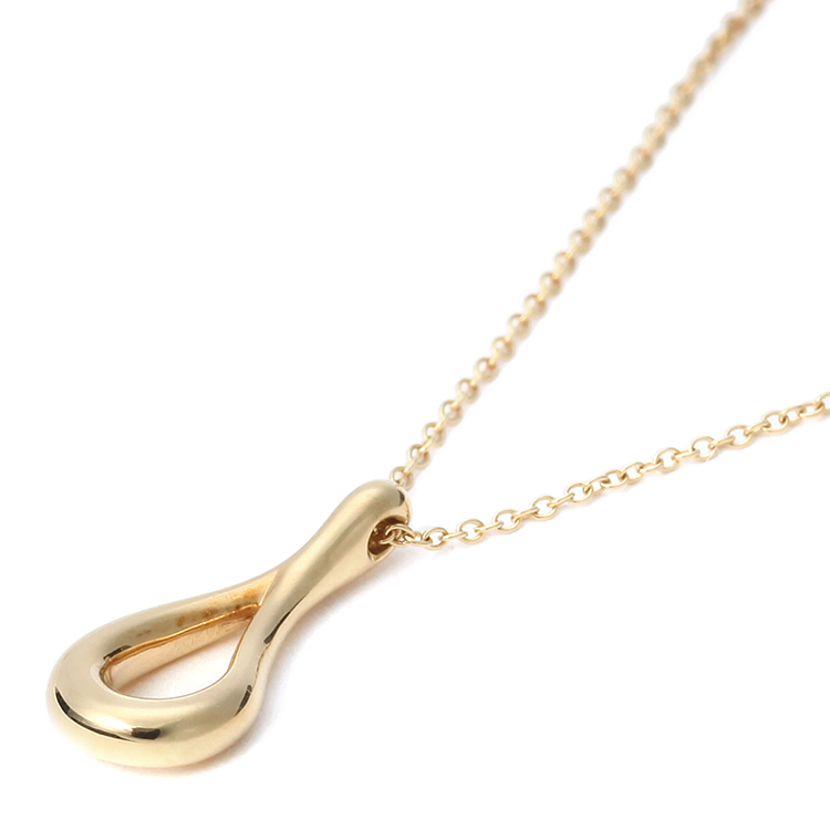 (蒂芙尼) #elsa peretti 系列 18k黄金水滴形项链