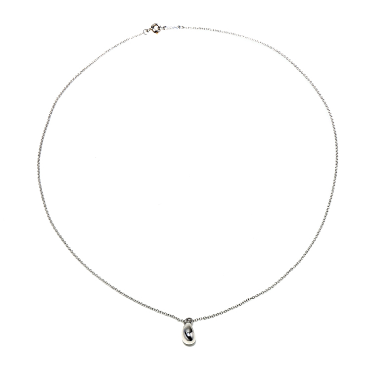 tiffany & co.(蒂芙尼) #pt950铂金水滴形吊坠项链