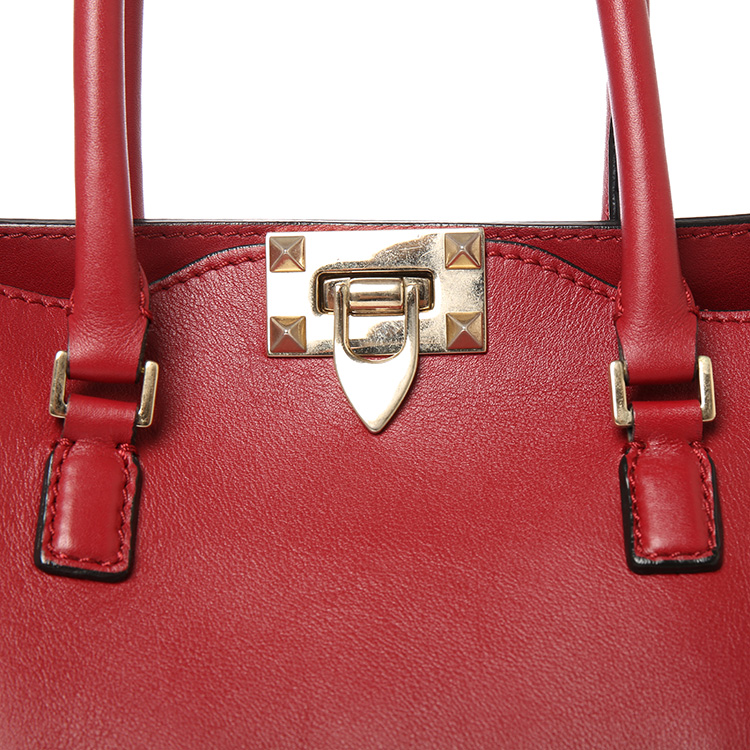 valentino(华伦天奴) 红色皮质两用包