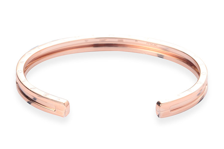 bvlgari(宝格丽) b.zero1系列18k玫瑰金半口手镯m