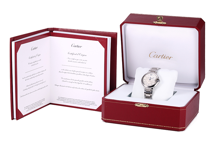 cartier(卡地亞) cartier/卡地亞藍氣球系列女式自動機械腕錶we902074