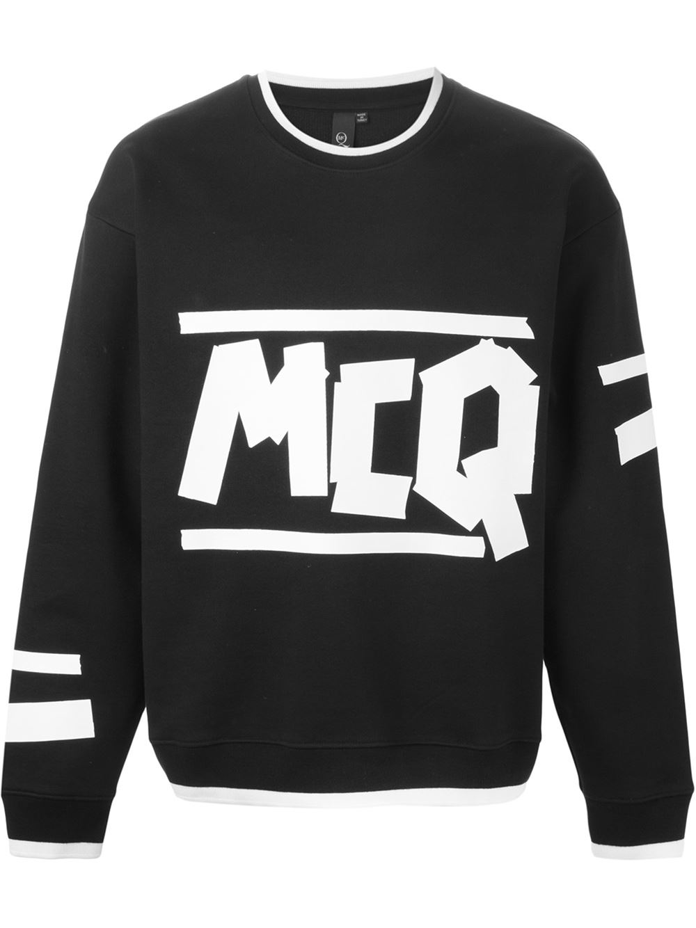 alexander mcqueen/亚历山大麦昆 男士logo卫衣 f565pu2533xf eu 黑色