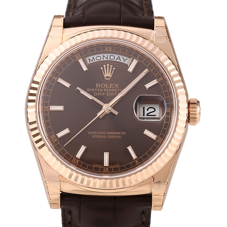 rolex(劳力士) 星期日历型系列男士自动机械腕表118135