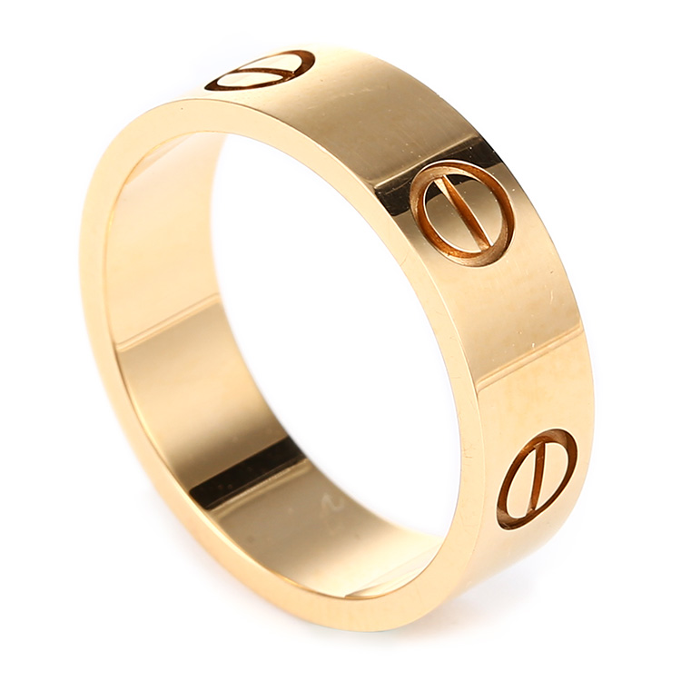 cartier(卡地亚) love系列18k玫瑰金戒指54