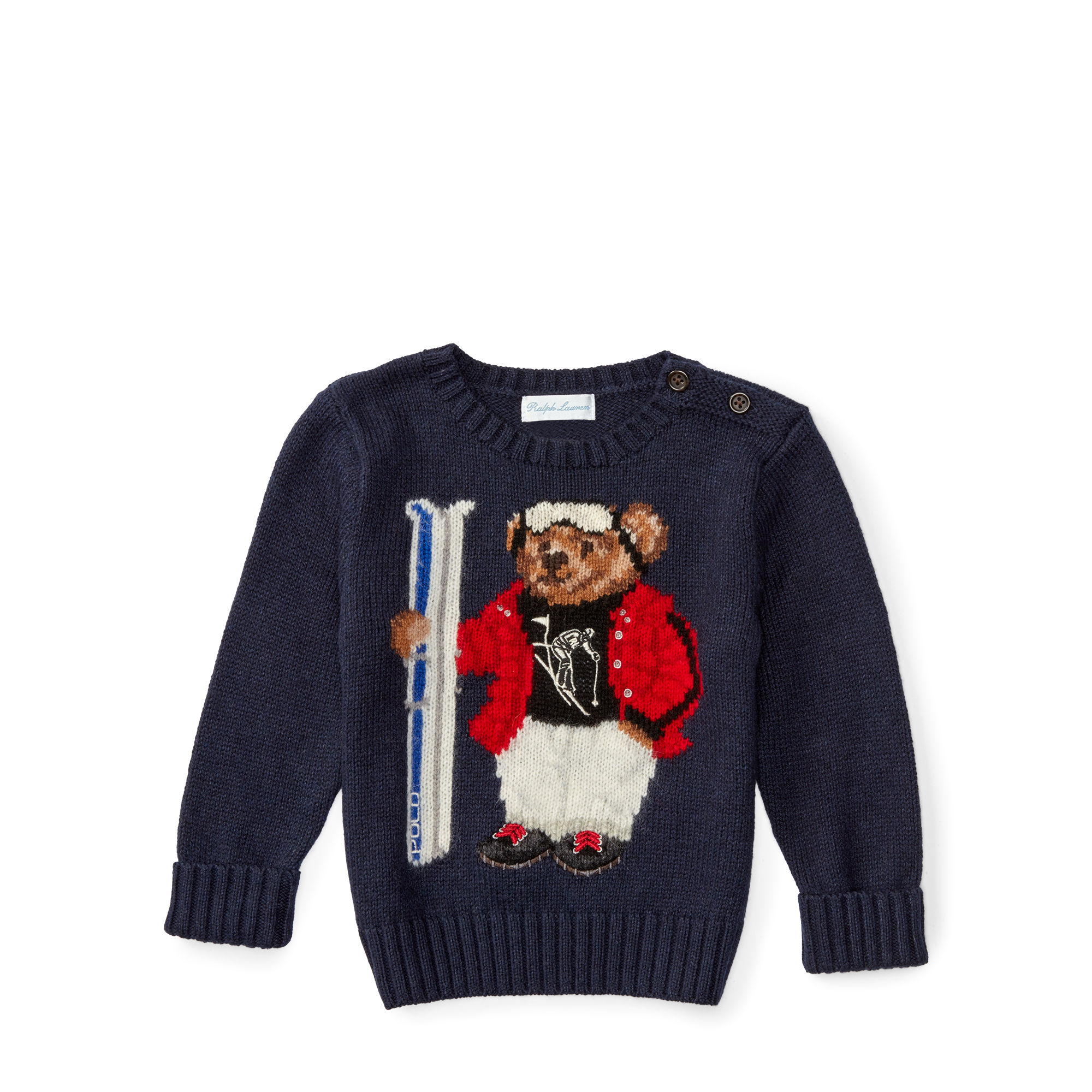 ralph lauren/拉夫劳伦 男童小熊图案毛线衣104389626