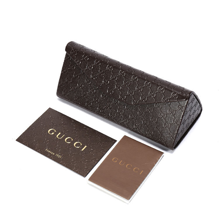 【gucci古驰 眼镜】gucci(古驰#黑/金色全框女士时尚太阳镜【正品