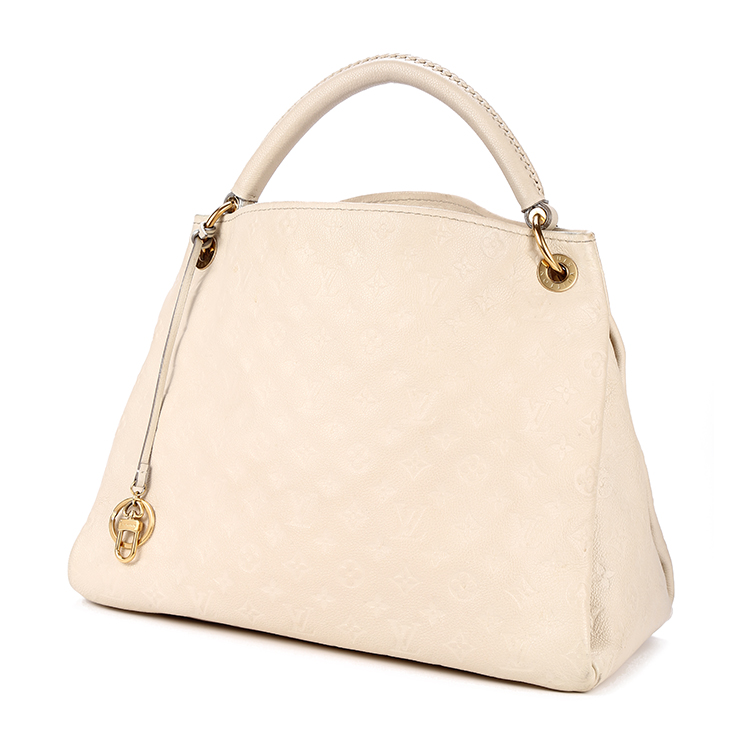 louis vuitton(路易威登) 白色皮质手提包