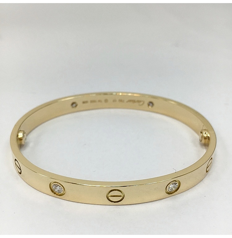 cartier(卡地亚) #love系列18k黄金手镯17