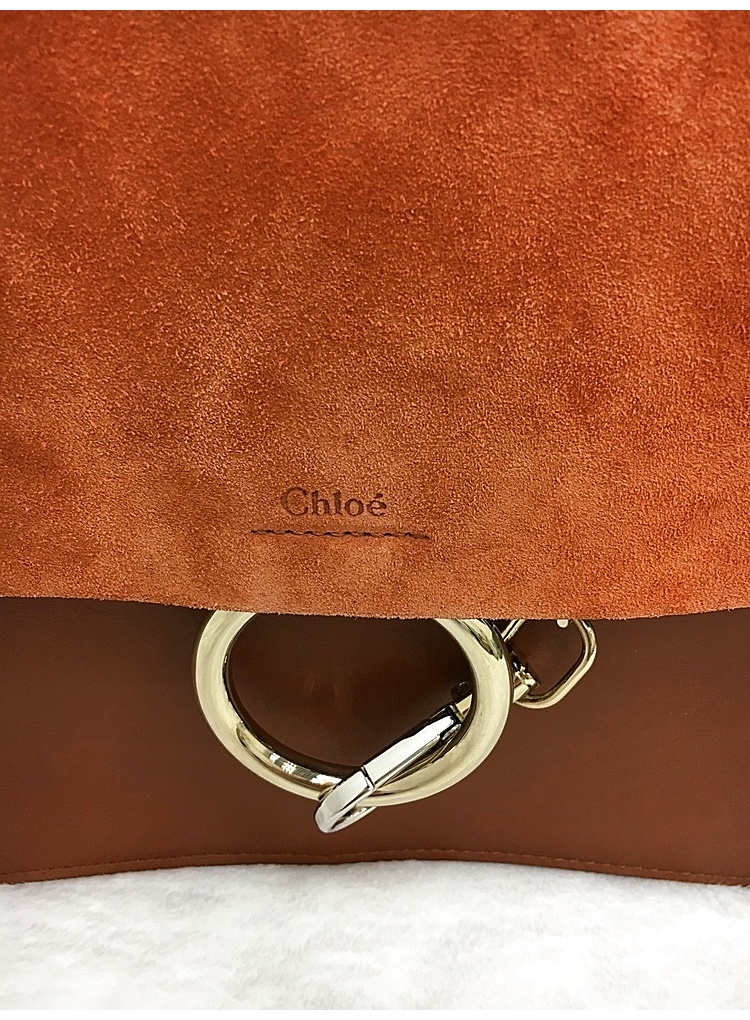 chloe(克洛伊) 棕色皮质单肩包