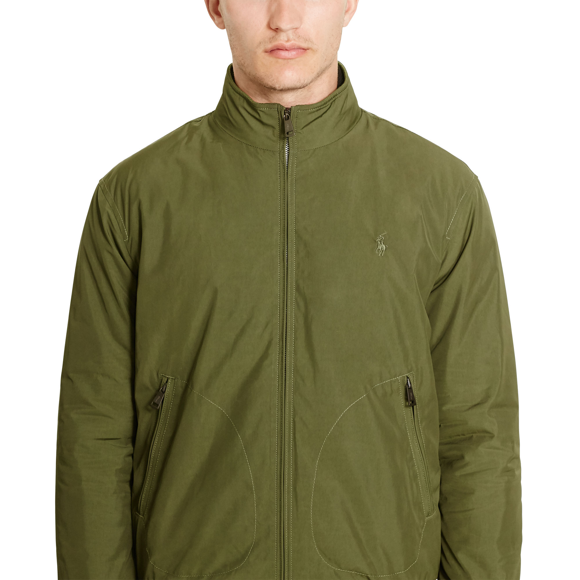 ralph lauren/拉夫劳伦 polo 男士立领mockneck夹棉夹克 98393286