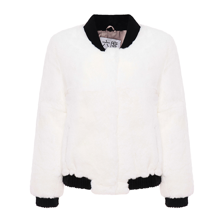 六度皮草女士皮草/兔毛大衣