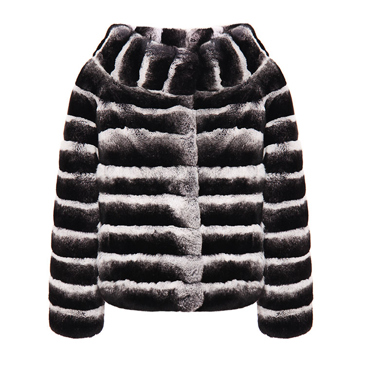 六度皮草女士皮草/兔毛大衣