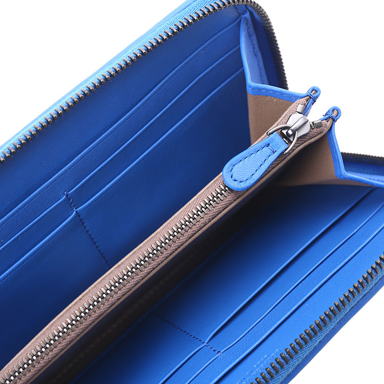 【bottega veneta葆蝶家 钱包】bottega veneta(葆蝶家) 蓝色皮质长款