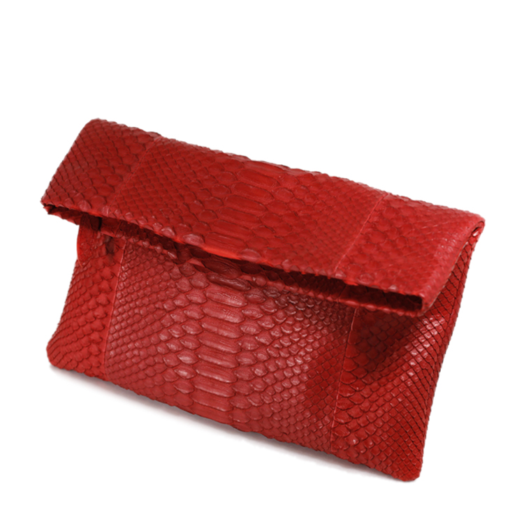 lemasque(lemasque) *红色折叠女士手拿包