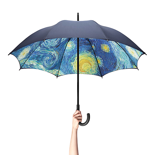 moma 纽约现代艺术博物馆授权 梵高starry night 直骨伞 103541