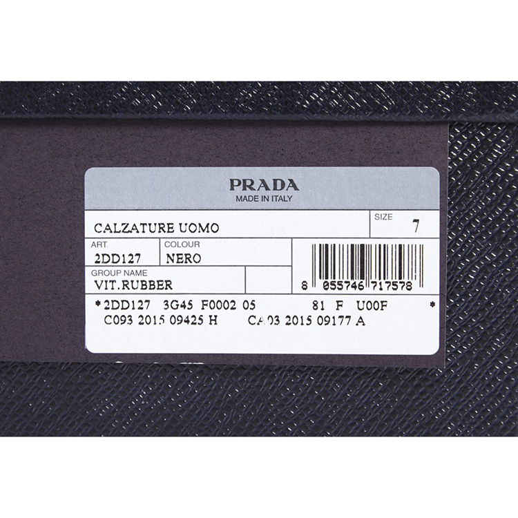 prada/普拉达 男士休闲鞋 2dd127 3g45 f0002