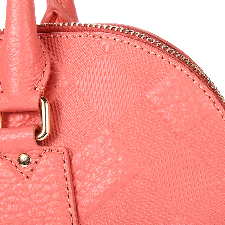 burberry(博柏利) 橘粉色皮质两用包