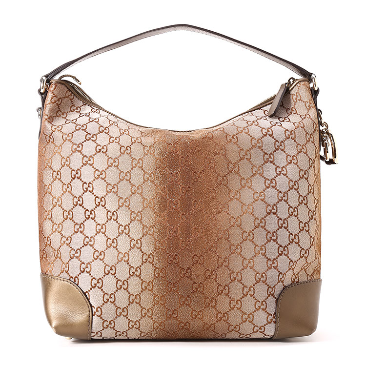 gucci(古驰) 金色渐变帆布单肩包