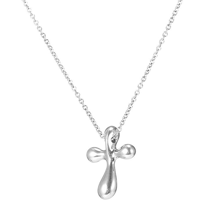 (蒂芙尼) elsa peretti系列s925银十字项链