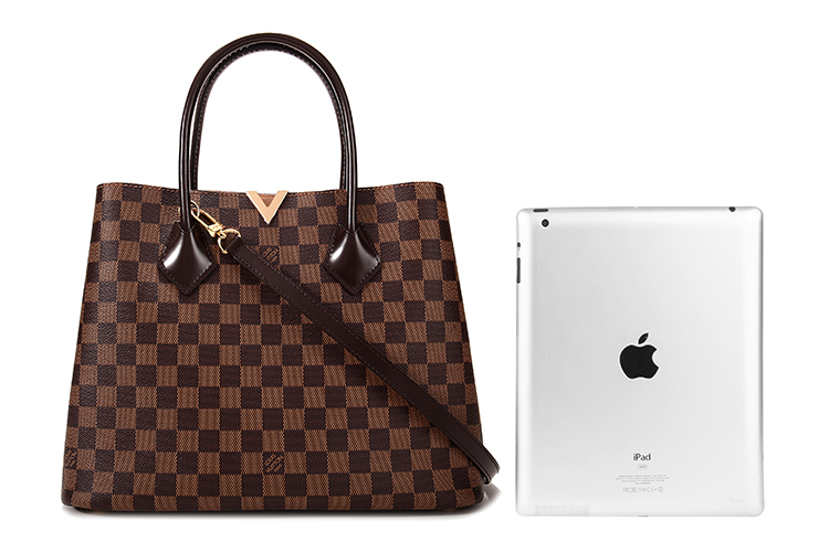 louis vuitton(路易威登) kensington棕棋格两用包