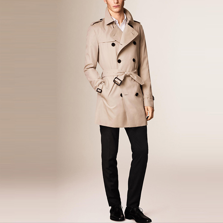 【burberry博柏利 男士风衣】burberry(博柏利) *卡其色中长款