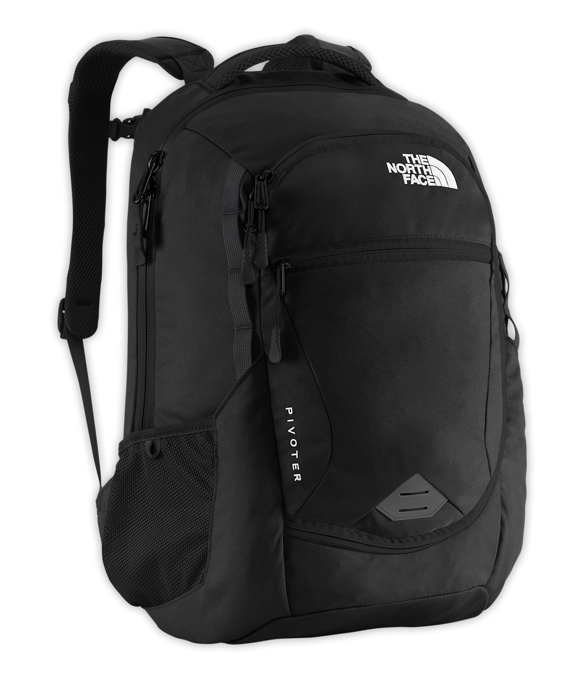 the north face/北面 黑色pivoter女士双肩包 chj9