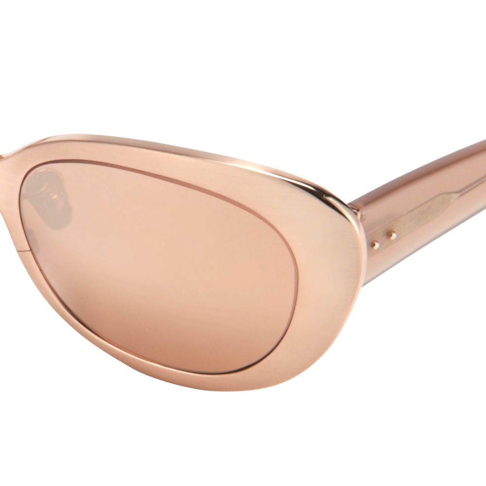 farrow/琳达法罗 taylor swift 霉霉同款 100%防uv 玫瑰金猫耳太阳镜