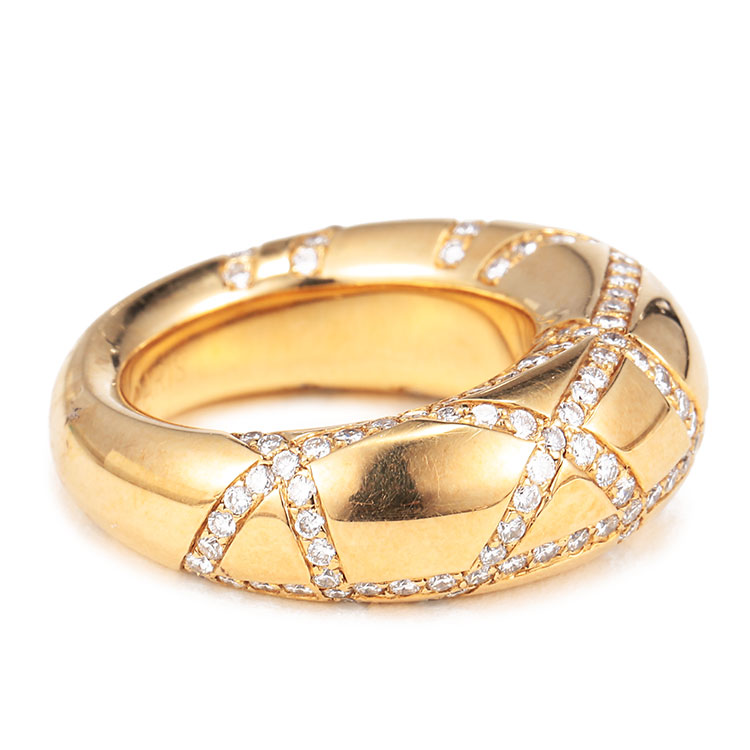 chaumet(尚美) 18k黄金镶钻戒指51