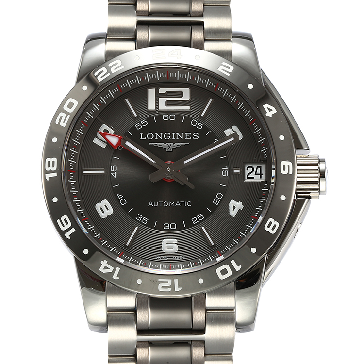 longines(浪琴) 海军上将系列男式自动机械腕表l3.669.4.06.