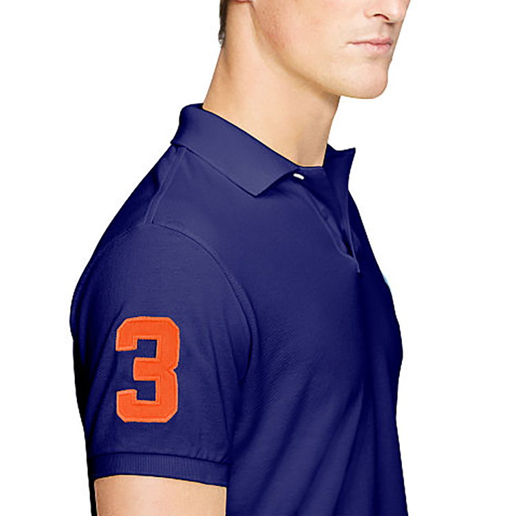 polo ralph lauren/拉夫劳伦 slim-fit纯棉修身大马标男士polo衫t恤