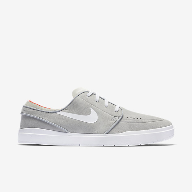 nike灰/白 sb stefan janoski hyperfeel 中性低幫透氣滑板鞋 844443