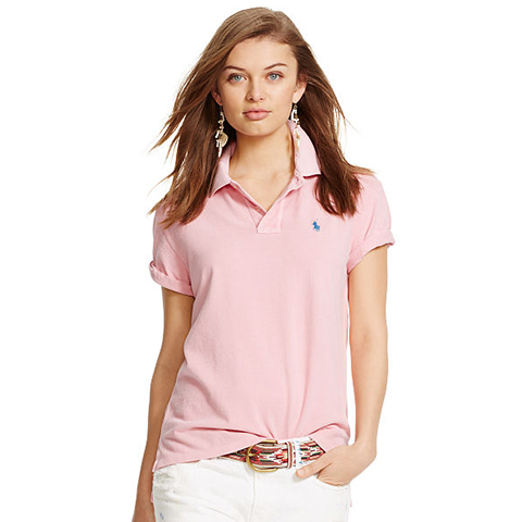 ralph lauren 女士宽松短袖polo衫 66377316