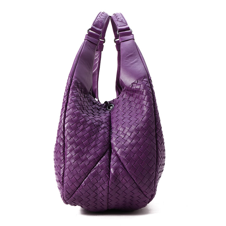 bottega veneta(葆蝶家) 紫色皮质单肩包