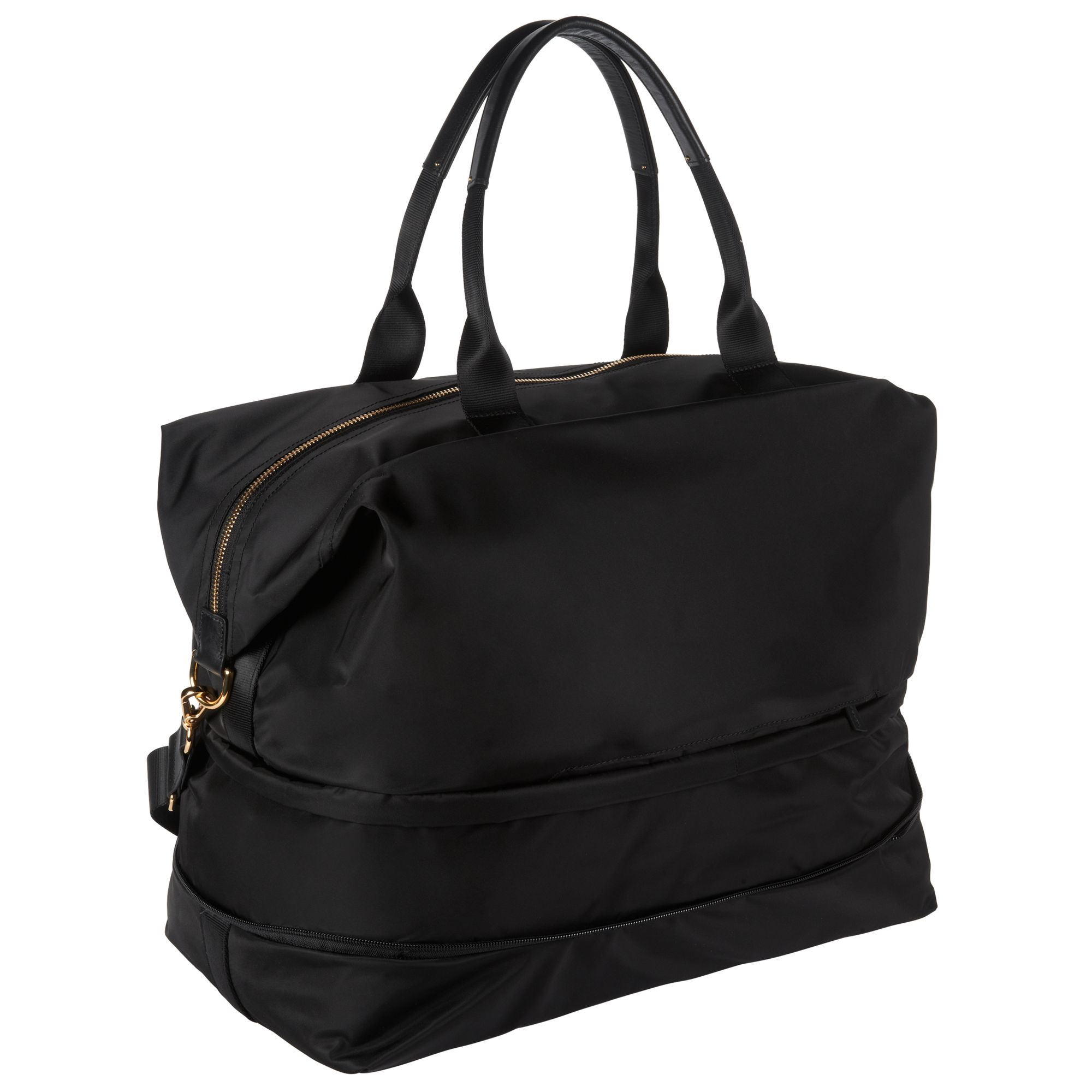 tumi voyageur系列女士超轻手提肩背两用尼龙拼皮可扩容小型旅行包